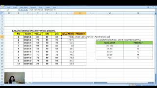 Tutorial Transformasi Data Kontinu Ke Ordinal