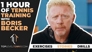 1 HOUR of TENNIS TRAINING with Boris Becker | Top Level Tennis screenshot 3