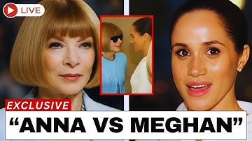 Modeshow in Parijs onthuld — Anna Wintour confronteert Meghan Markle backstage