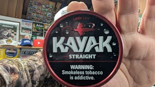 Kayak Straight Long Cut Moist Snuff Review 