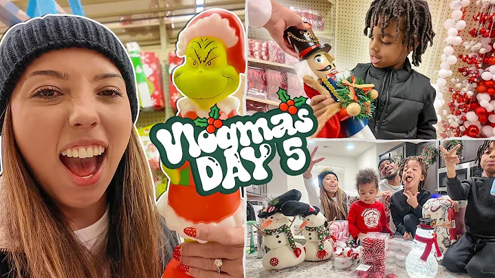 Come Christmas Decor Shopping With Us | VLOGMAS DAY 6