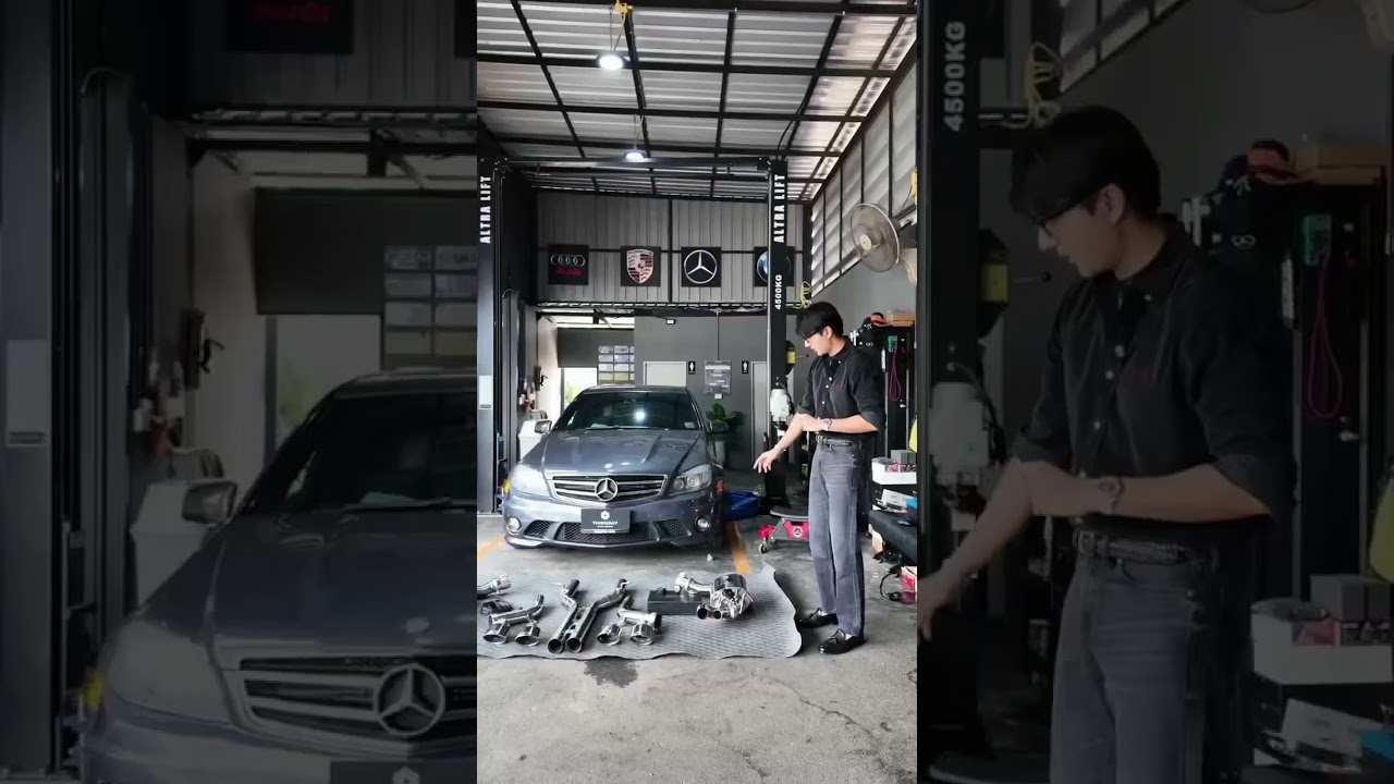 AMG C63 W204 Upgrade with RES valvetronic exhaust  