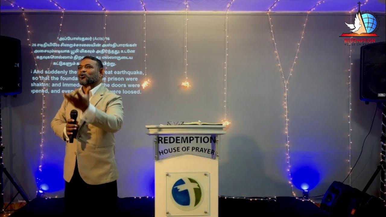 LiveSunday Service 2023 Pastor Jeyasingam MuralitharanRedemption