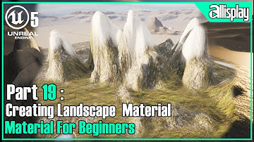 Materials for beginners in Unreal Engine5- 19 Creating Landscape Material