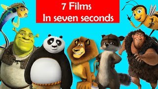 7 DreamWorks Films in 7 Seconds