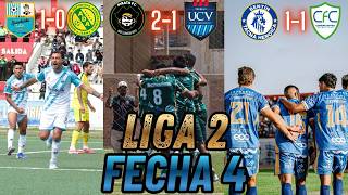 Liga 2 Fecha 4 Resultados y tabla de posicione