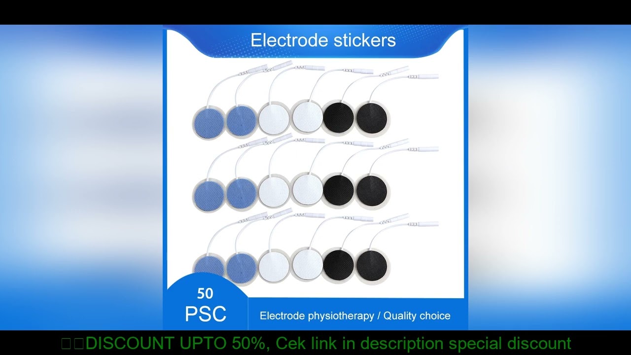 32mmNon-woven Fabric Self Adhesive Replacement Massage Patch Tens EMS Electrodes Pads for Muscle Ele