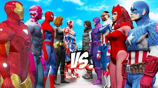 Team Captain America Vs Team Iron Man - Marvel Civil War - Epic Superheroes War