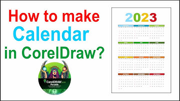 011_How to Make Monthly Calendar in CorelDraw | Jabez Designer