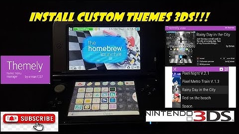 How to Install Custom themes on a Nintendo 3DS!