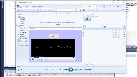 VB.net tutorial: How to Play playlist saved in windows media player or any file in this playlist