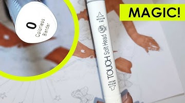 Colorless Blender | Erasing Art Mistakes with Alcohol Markers