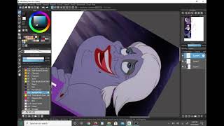 Medibang Paint Pro - Drawing Ursula (The Little Mermaid)
