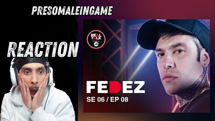 Real talk fedez reaction | DISSING DELLA VITA | esse se ci sei batti un colpo
