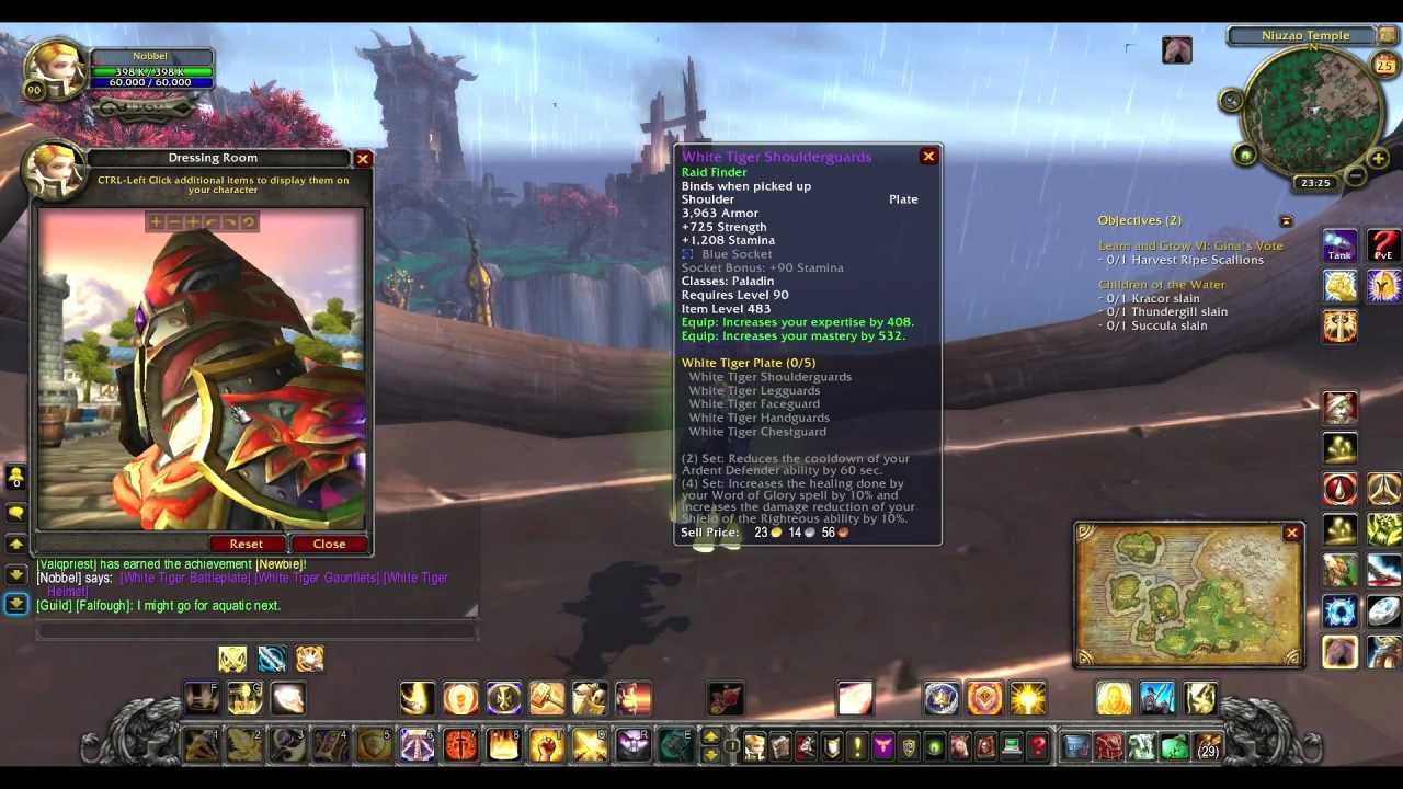 Justice/Valor Points, MoP Beta with Nobbel [HD] 