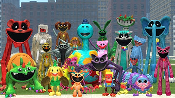 Surviving All Poppy Playtime Chapter 1, 2, 3, 4 Characters | Garry