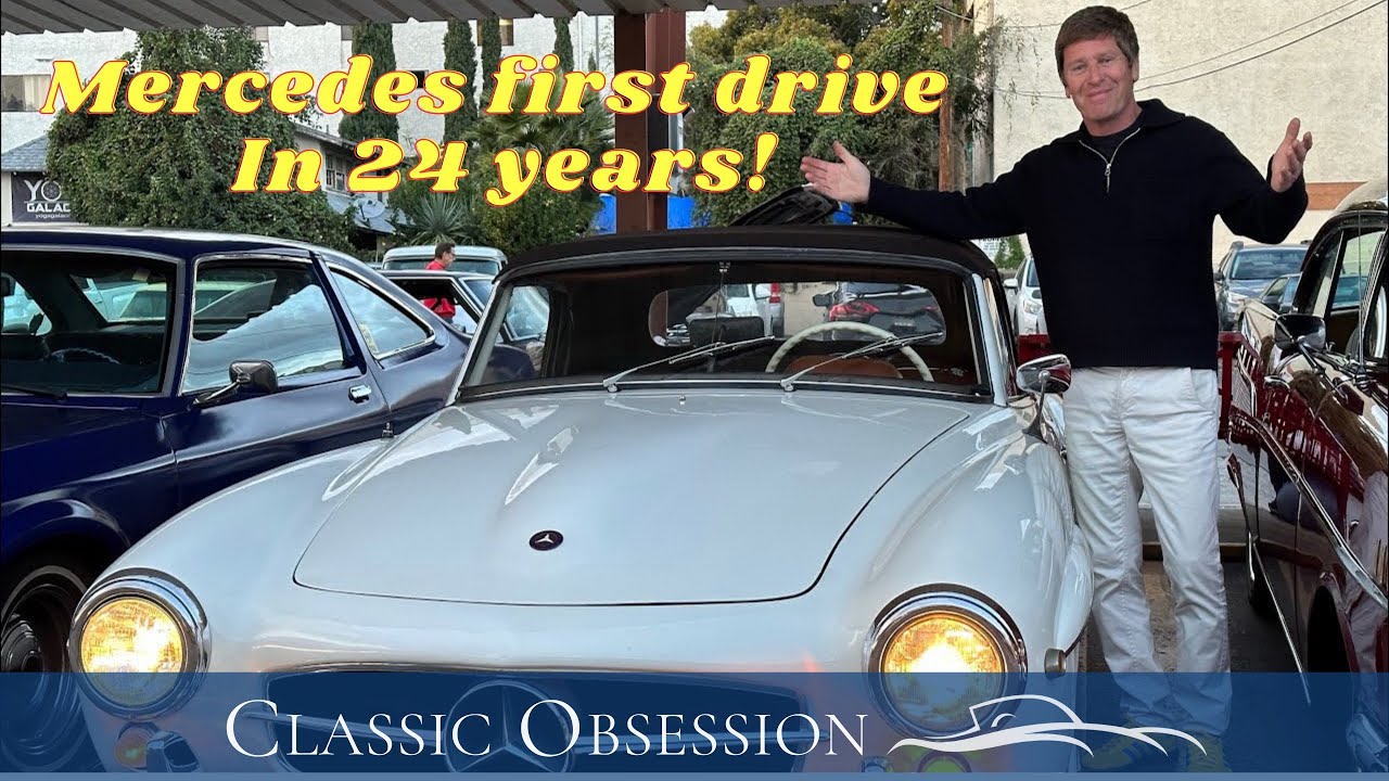 First Drive in 24 years! | Mercedes 190SL Restoration (Part 7) | Classic Obsession | Episode 57