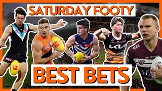 AFL & NRL 5x Best Bets | Saturday Betting Tips & Previews