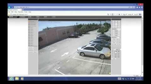 DVR WebInterface demo