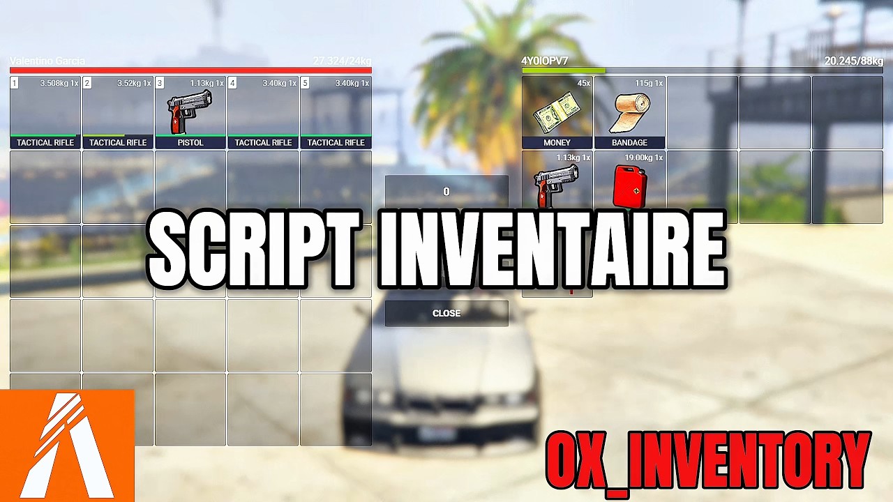Project Delta Script Inventory View Script Inventaire Fivem | Script OX Inventory - YouTube