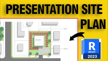 No Photoshop Needed, Presentation Site Plan. Revit 2023 Beginner Tutorials