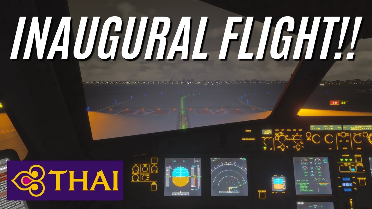 [MSFS2024] *INAUGURAL FLIGHT* Thai Airways A321 NEO | Bangkok-Singapore
