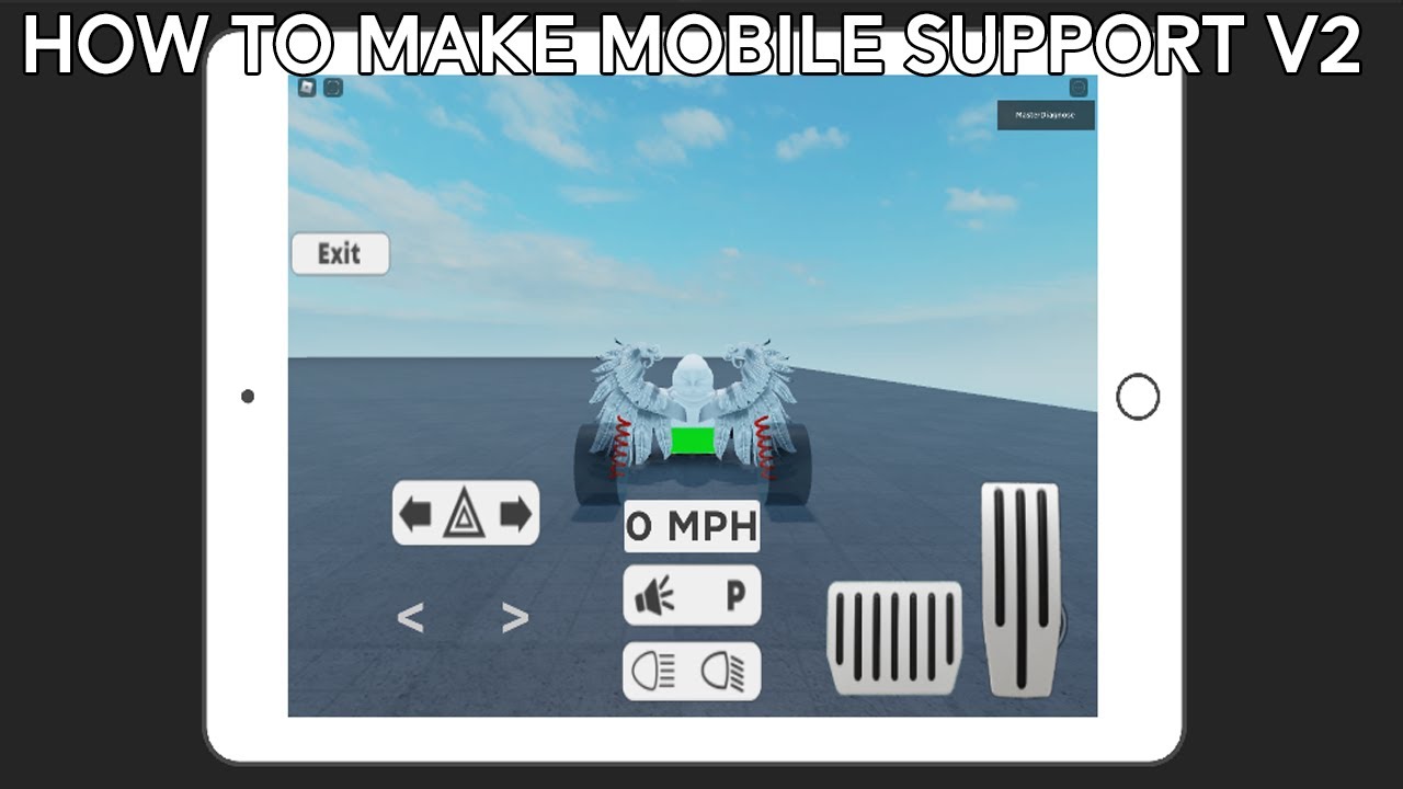 HOW TO MAKE MOBILE SUPPORT v2 I ROBLOX STUDIO 