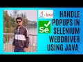 How to Handle Popups in Selenium WebDriver using Java | Step-by-Step Tutorial