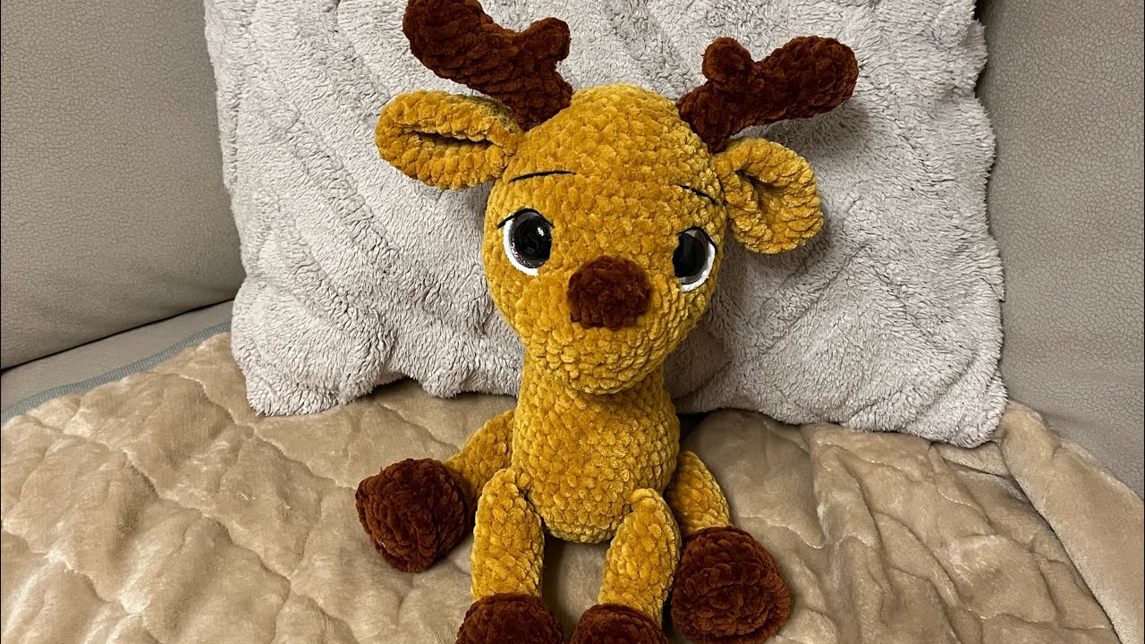 gehäkeltes Rentier ,,Rudy,,Teil4