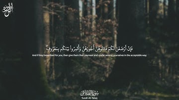 Surah At Talaq | سورة الطلاق Arabic and English Translation