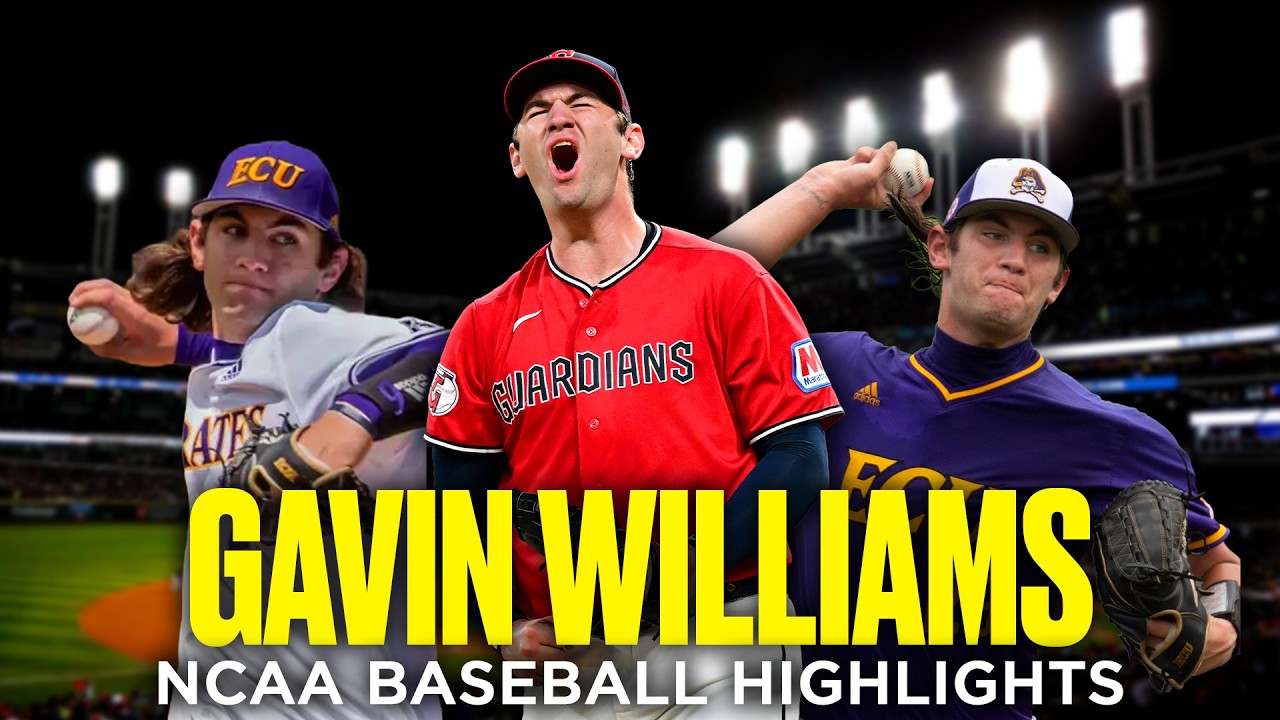 Gavin Williams college baseball highlights at East Carolina