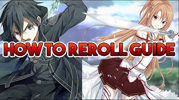 How to Fast Reroll on Sword Art Online Memory Defrag