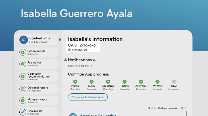 Common App for recommenders overview