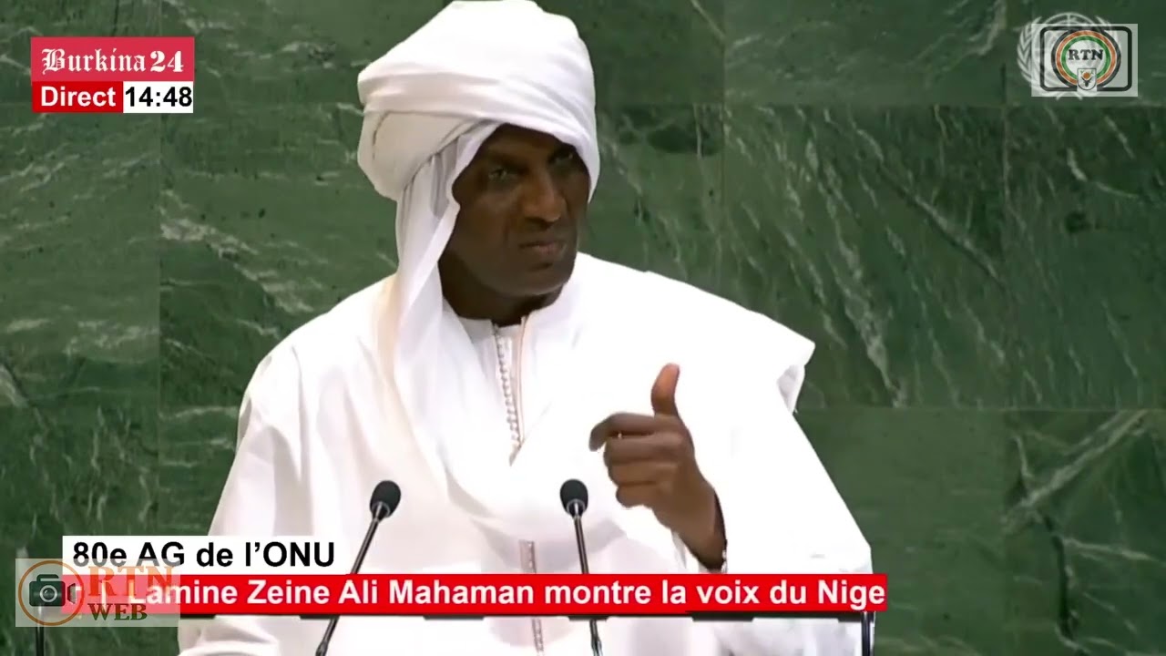 Discours historique du Niger à la 80ème Assemblée Générale des Nations Unies.