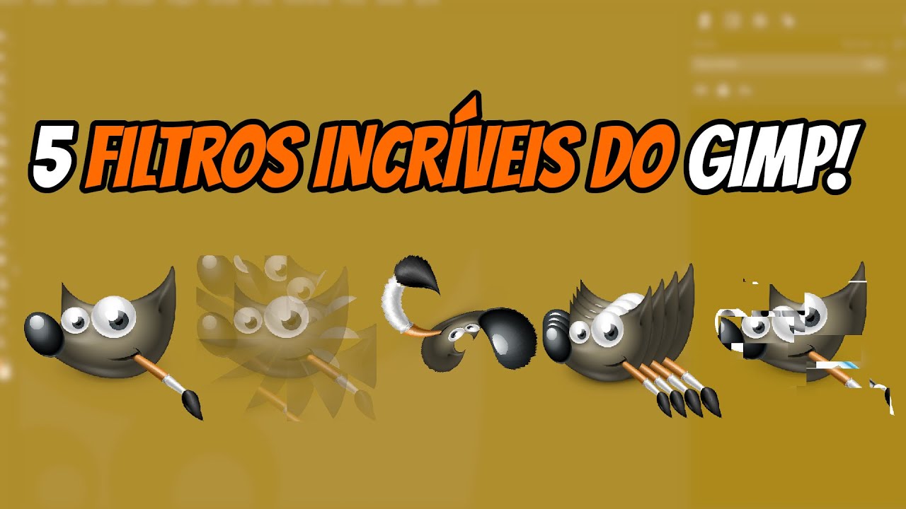 GIMP  - 5 FILTROS INSANOS que você PRECISA testar agora!