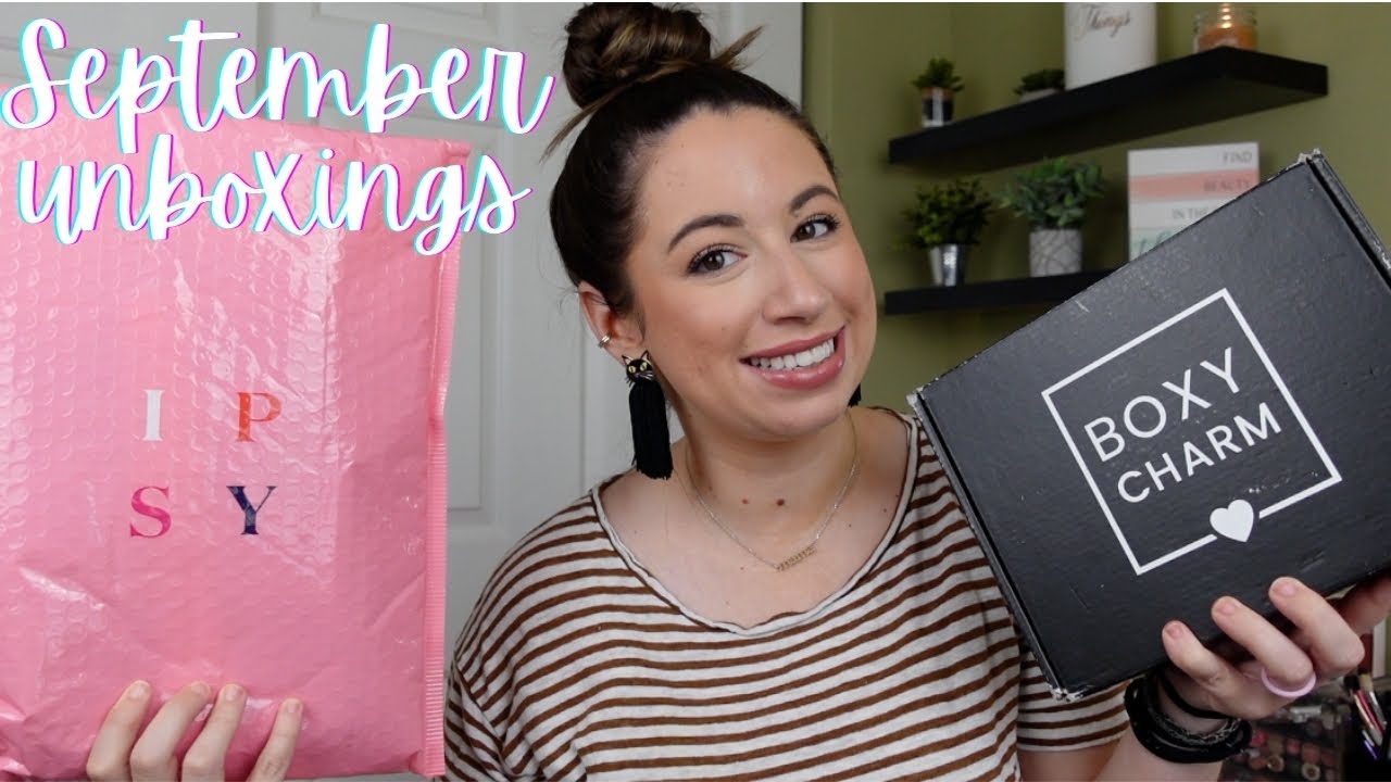 IPSY GLAM BAG PLUS VS BOXYCHARM SEPTEMBER 2021 YouTube