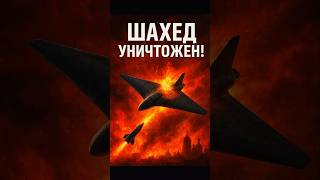 💥Момент попадания по российскому шахеду в небе Украины!