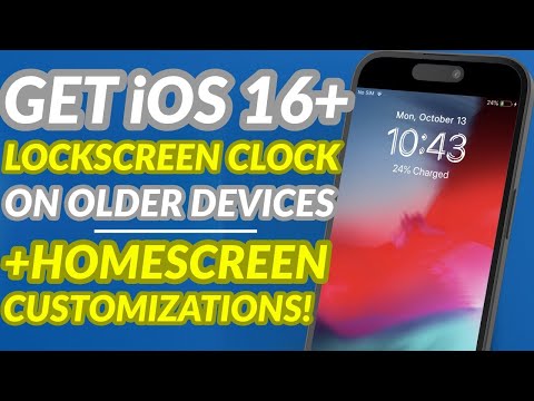 Bring iOS 16 Clock and Home Screen Customizations to Older iPhones | iOS 15 & Below | LockTimeX