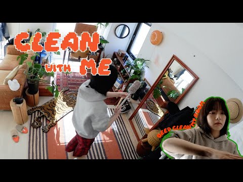 【 VLOG 】一人暮らしのワンルーム大掃除🧹|Clean with me