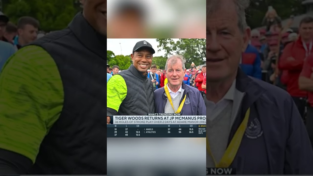Tiger Woods RETURNS at JP McManus Pro-AmTournament 