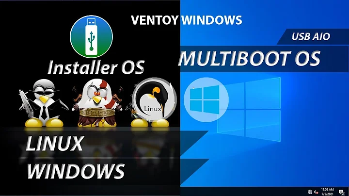 Multiboot USB UEFI Legacy All In One Windows Linux For All OS | AIO USB | Multiboot USB | Linux 2021