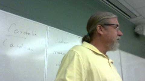 Shakespeare King Lear Lecture 2