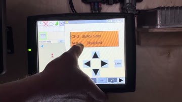 WAAS satellite configuration CNH