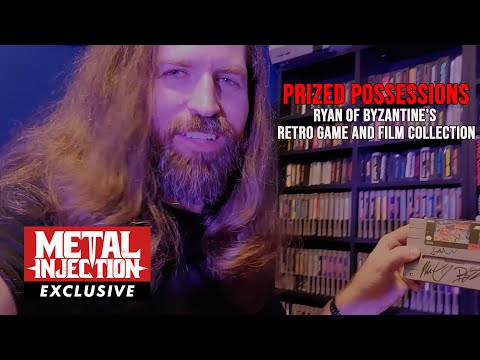 Ryan of BYZANTINE's Home Tour Of His Retro Game And Film Collection | Metal Injection