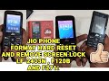 Jio F271i hard reset and remove lock | Jio phone LF-2403N and F120B hard...