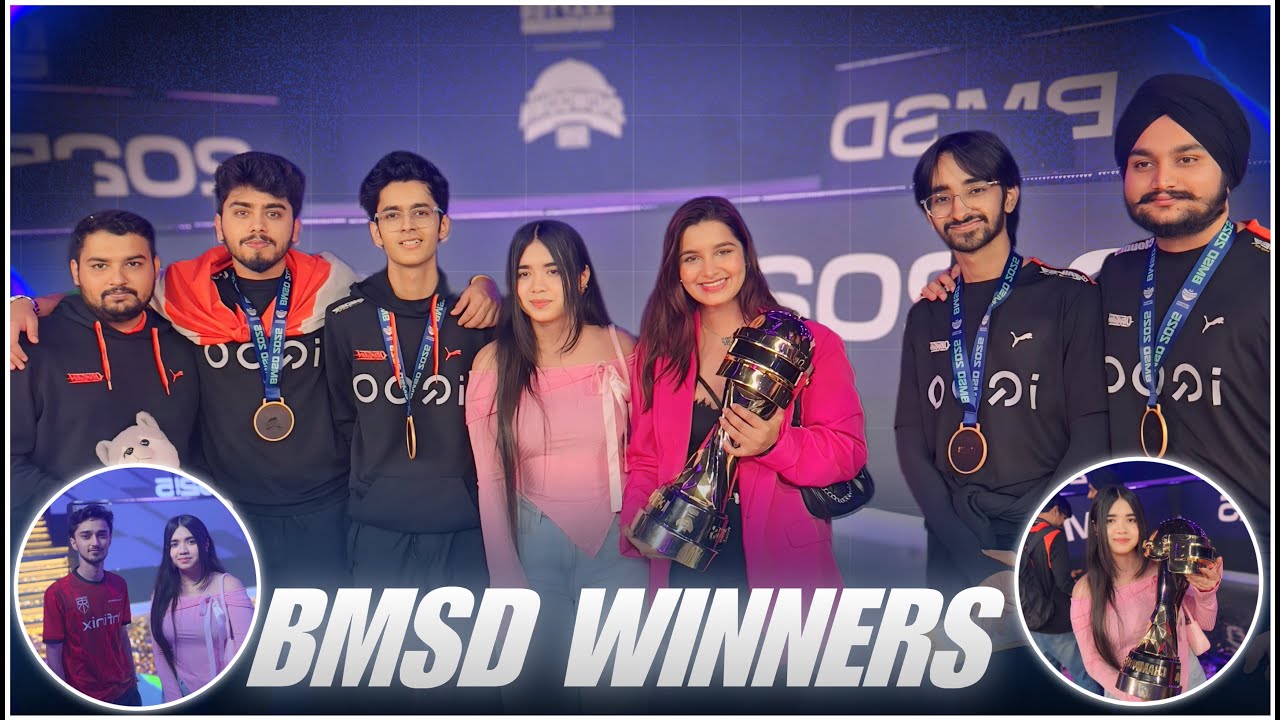 BGMI BMSD 2025 Finals Vlog | Emotional Moments, Crazy Crowds & Team Orangutan Win | Cutie Gaming.