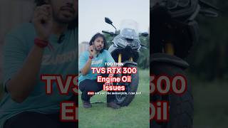 TVS RTX 300 Engine Oil Grade is a problem