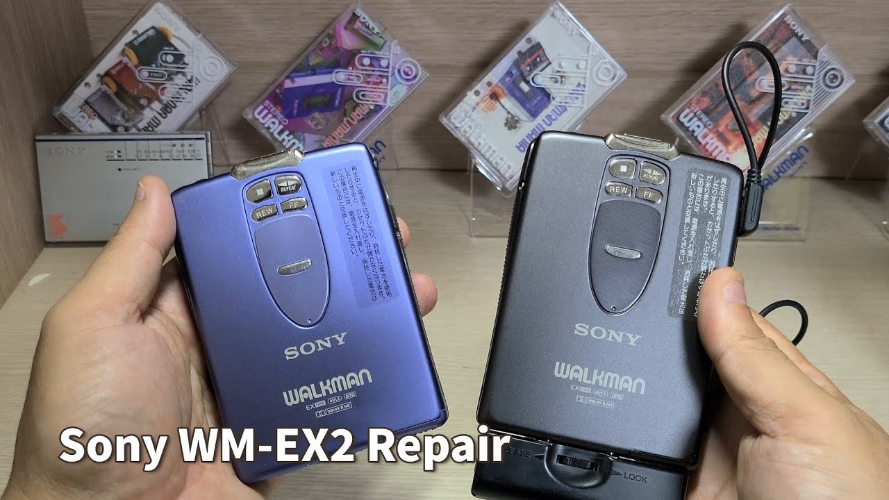激レア未開封 期間限定値下げ中明日まで!SONY WM-FK5 Sony WM-EX2 Repair Cassette Player - YouTube
