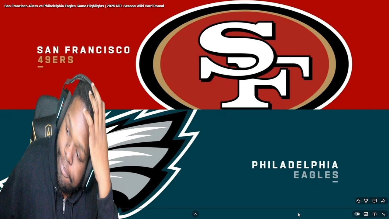MY HATE WATCH DIDNT WORK! KP95TH Reacts To 49ers vs Eagles Game Highlights NFL 2025 Season Wild Card
