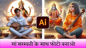 Create 3D Ai Maa saraswati image creator 2024 | Maa saraswati Puja Ai Image |  New Tutorial
